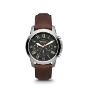 Fossil Men's Grant Stainless Steel Quartz Chronograph Watch